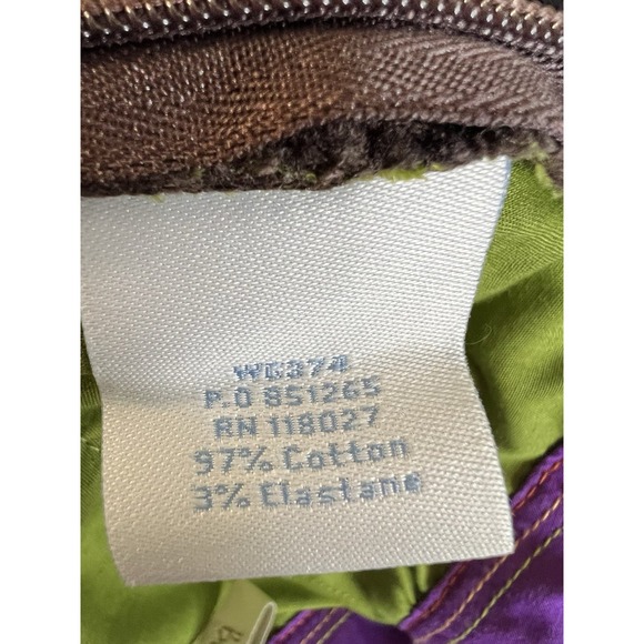 Boden Velvet A-line Pencil Skirt Tulip Print Brown Mod Floral Boho 6 R - Picture 8 of 10